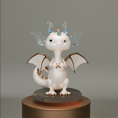 carina drago gioco 3d modello tridimen studio 3d print model - Mito3D