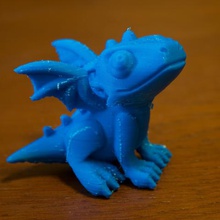 cute dragon game 3d print model - Mito3D