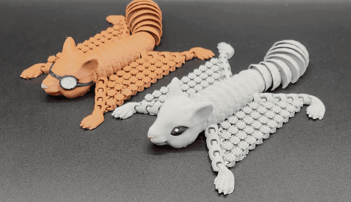 mignonne flexi volant écureuils articulé jouet amusement écureuil 3d print model - Mito3D