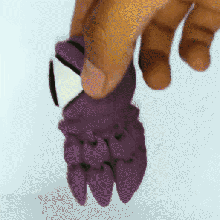 fofa flexi monstro polvo olho brinquedo flex flexível roxa animal arrepiante medo 3d print model - Mito3D