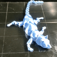 cute flexi print-in-place rat art toys mouse 3d print model - Mito3D