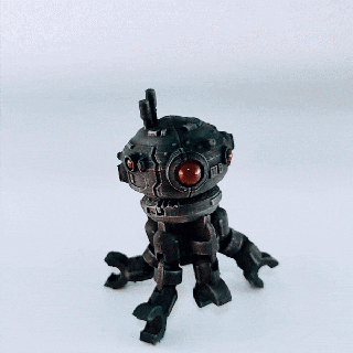 cute flexi probe droid star wars Game toys probe droid star wars flexi flexible snow christmas  3d print model - Mito3D