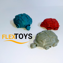 cute flexi turtle toy flex flexy reptile articulated toys print animal 3d print model - Mito3D