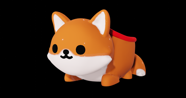 cute fox flowerpot animal pot 3d print model - Mito3D