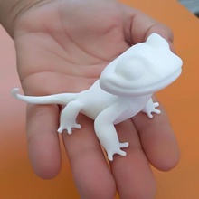 cute geco art toy geko lizard gecko animal reptile 3d print model - Mito3D