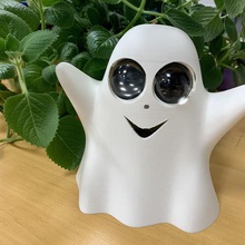 cute ghost game toy accessories ws2812b uncanny eyes halloween esp32 3d print model - Mito3D