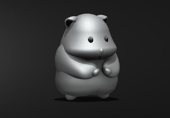 fofa hamster jogos 3d print model - Mito3D