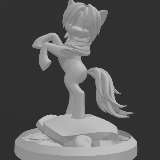 fofa cavalo figura 3D print model - Mito3D