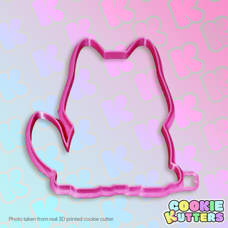 cute husky dog cookie cutter mold silhouette kutters kitchen food recipe cookies 3d print contour 3d print model - Mito3D