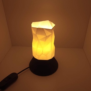 mignonne lampe faible poly style Accueil maison vivre chambre décor présent minimaliste grenier polygonal biologique 3d print model - Mito3D