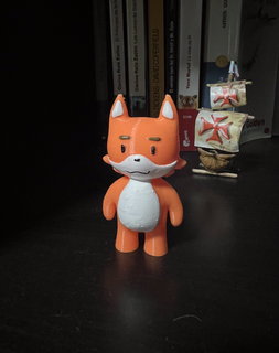 cute little fox bitch bad gyal kekw say animal foxy nice decoration paintable 3d print model - Mito3D