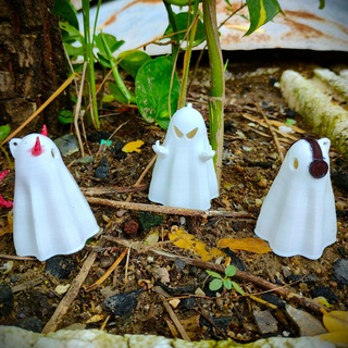 mignonne fantôme collection 02 heureux Halloween décoration effrayant décoratif diable jouet porte clés soutien 3d print model - Mito3D