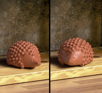 cute little porcupine hedgehog art animal home funny original fdm ender gift personal garden diy 3d print model - Mito3D