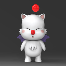 cute mogu stl 3dprint art final fantasy mascot summon monster moogle moguri tifa cloud 3d print model - Mito3D