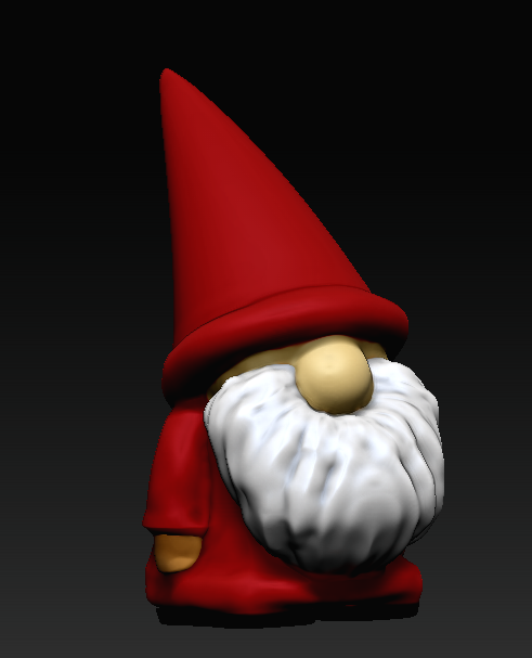 cute nice gnome 3D print model - Mito3D