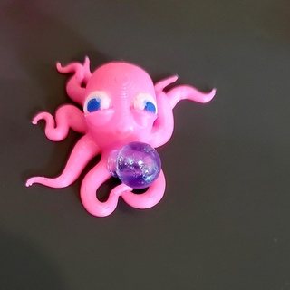 cute octopus octopus cute animal art print place  3d print model - Mito3D
