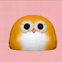 cute owl toy bird 3d print model - Mito3D