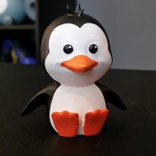 cute penguin game 3d print model - Mito3D