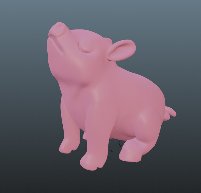 mignonne porc porcelet animal animaux adorable jouet 3D print model - Mito3D