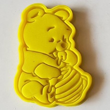 cute pooh cookie cutter home cookies 3d print model - Mito3D