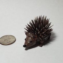cute porcupine art esun3d sla resin model animal 3d print model - Mito3D