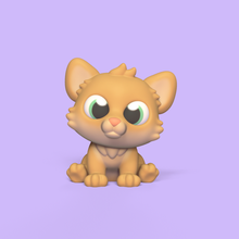lindo puma Arte grande gato escultura animal juguete miniaturas jugar decorativo dibujos animados preescolar salvaje zoo 3d print model - Mito3D