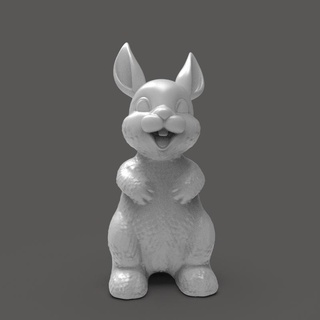 cute rabbit kid bunny easter xmas pet adorable dog cat sculpt sculpture decor decoration 3d print model - Mito3D
