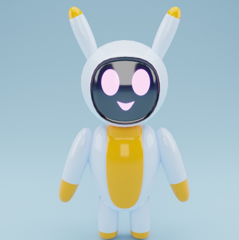mignonne robot Jeu Jeux jeu robots 3D print model - Mito3D