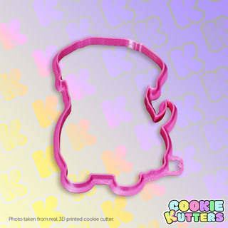 cute rottweiler dog cookie cutter mold silhouette kutters kitchen food recipe cookies 3d print contour 3d print model - Mito3D