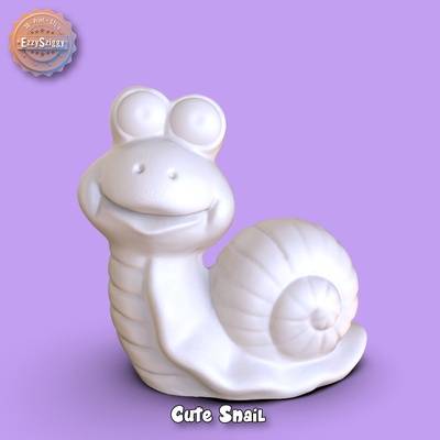 cute snail animal garden figurine statue 3d print model - Mito3D