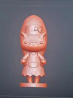 mignonne écureuil kawaii adorable figure 3d minitures art animal 3d print model - Mito3D