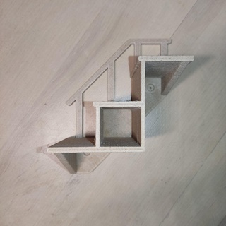 cute staircase shelf 3d print model - Mito3D