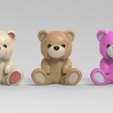 cute teddy bear sd card storage art sdcard desktop diy container hobby 3d print model - Mito3D