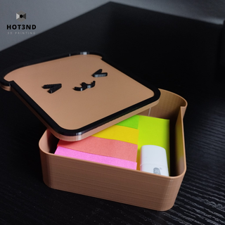 cute toast box bread container 3d print model - Mito3D