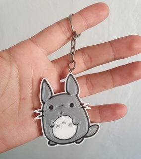 fofa Totoro chaveiro chaveiro Totoro fofa ghibli joalheria regalo presente bonito 3d print model - Mito3D