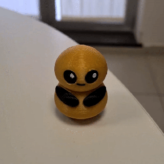cute tubby nugget adorable animal toy 3d print model - Mito3D