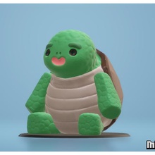 cute turtle various animal shell tortoisse 3d print model - Mito3D