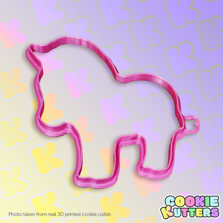 cute zebra horse cookie cutter mold silhouette kutters kitchen food recipe cookies 3d print contour 3d print model - Mito3D