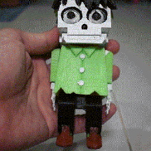 lindo zombi juego horror fantasma modelo figura muñeca caminante 3d print model - Mito3D