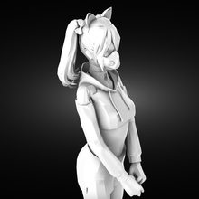 mignon anime kawaii fille 3d print model - Mito3D