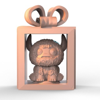 mignonne monstres boîte monstre 3d print model - Mito3D