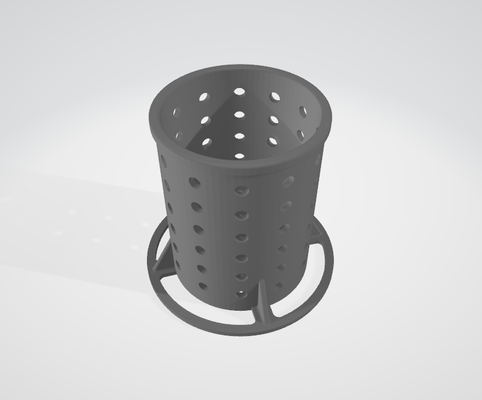 cutlery container kitchen 3d print model - Mito3D
