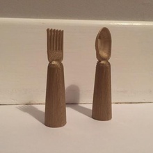 cutlery fork spoon gadget lifehack3d art 3d print model - Mito3D