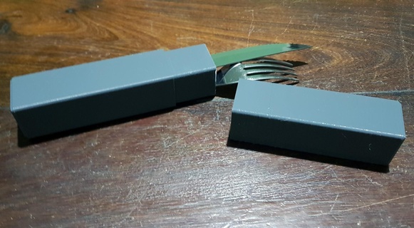 çatal bıçak takımı Kulp destek durum kılıf masa Gıda 3d print model - Mito3D