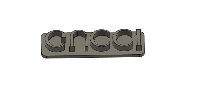 cutter - brands chanel & gucci cookie stamp label 3d print model - Mito3D