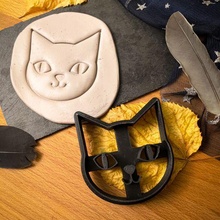 cortador gato Galleta galletas horneando panadería dulce Víspera Santos 3d print model - Mito3D
