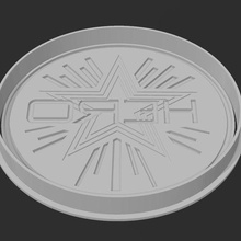 cutter - cookie stamp hero medal kitchen marker 3d print model - Mito3D