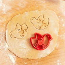 cutter - folk bird cookie cookies baking bakery sweet 3d print model - Mito3D