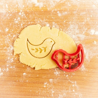 taglierina folk uccello biscotto biscotti cottura forno dolce 3d print model - Mito3D