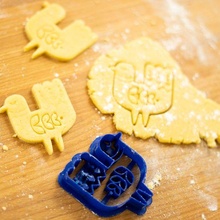 cutter - folk bird cookie cookies baking bakery sweet 3d print model - Mito3D